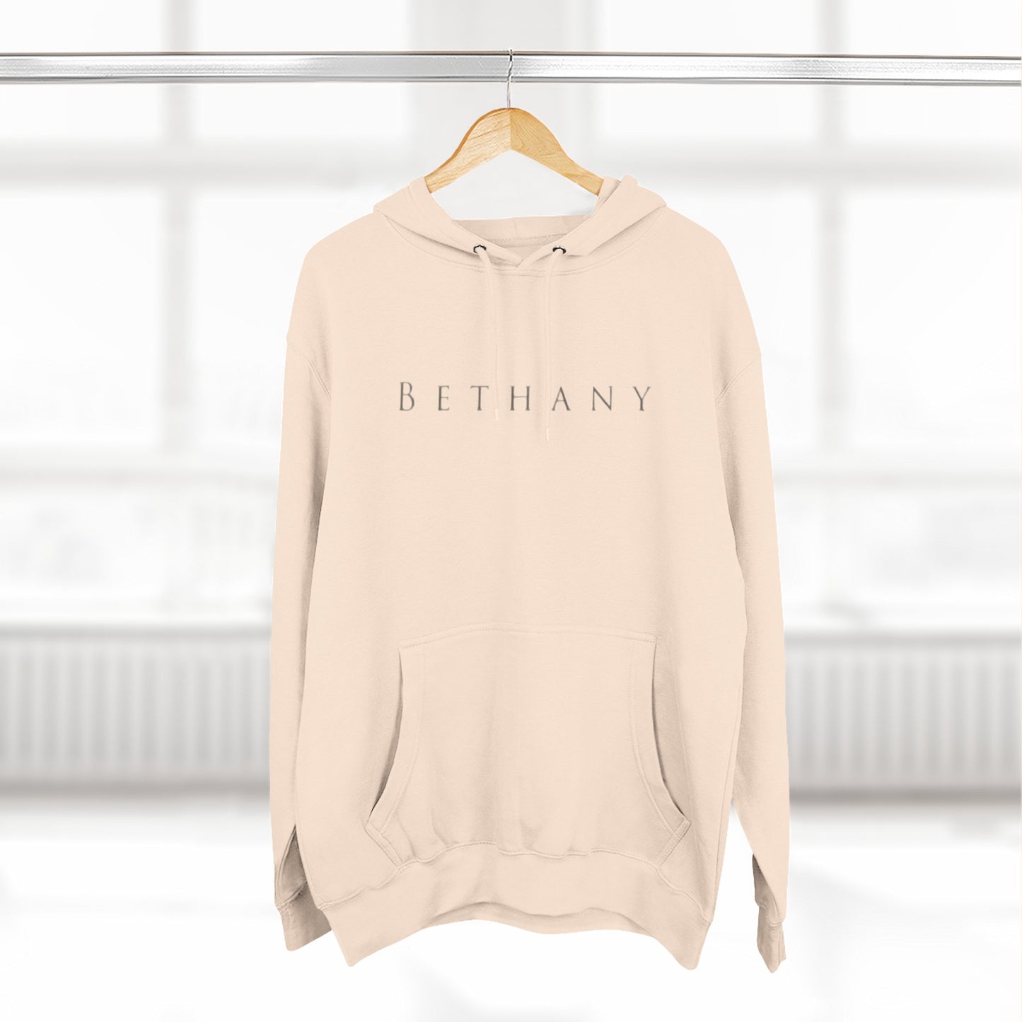 Bethany Beach Hoodie - Three-Panel Fleece Hoodie, Bethany Beach, Delaware, Cozy Beachwear, Coastal Vibes Hooded Sweatshirt, Beach Lover
