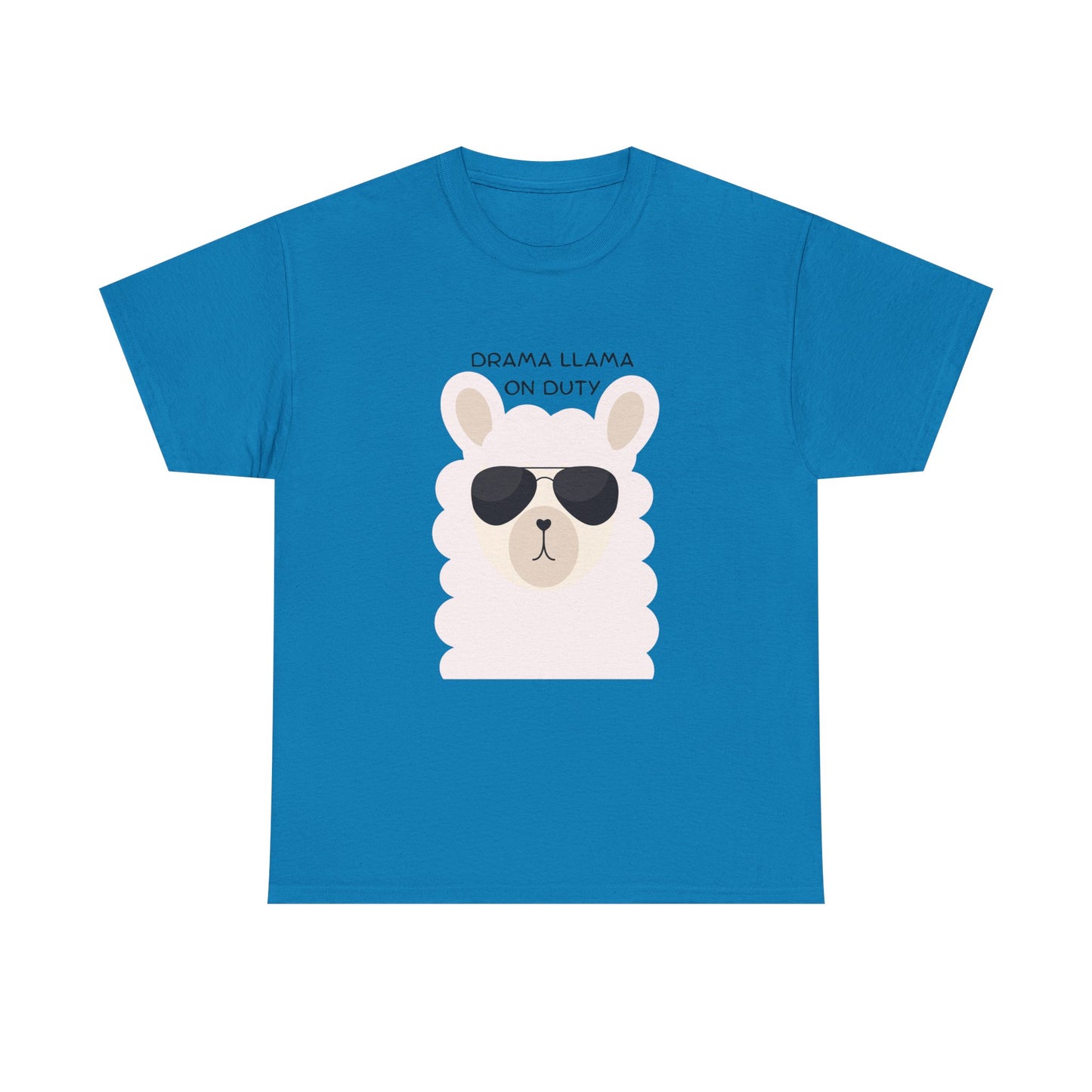Cute Drama Llama Tee, Fun Graphic Tee, Casual Wear, Gift for Animal Lovers, Llama Lover Shirt, Fashion