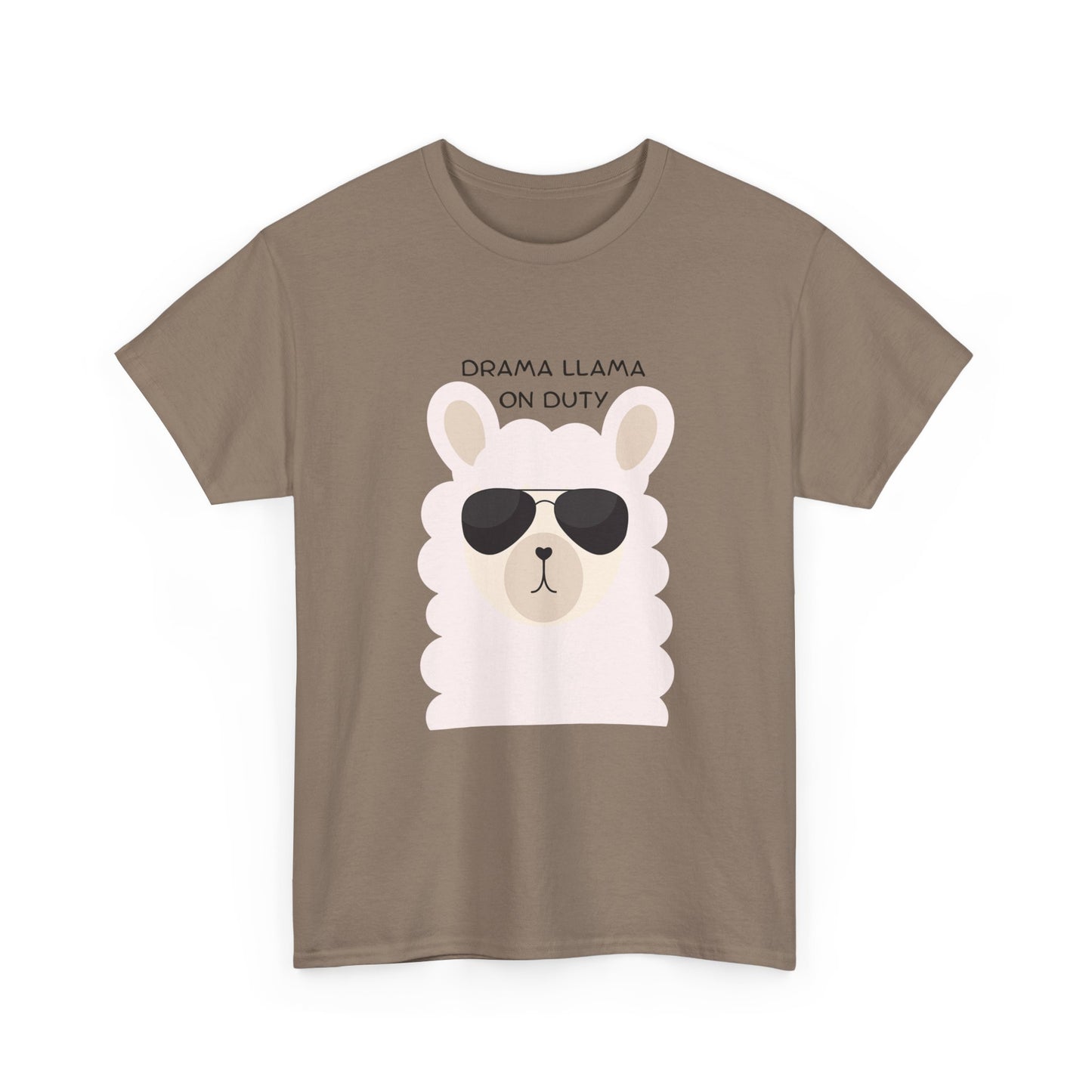 Cute Drama Llama Tee, Fun Graphic Tee, Casual Wear, Gift for Animal Lovers, Llama Lover Shirt, Fashion