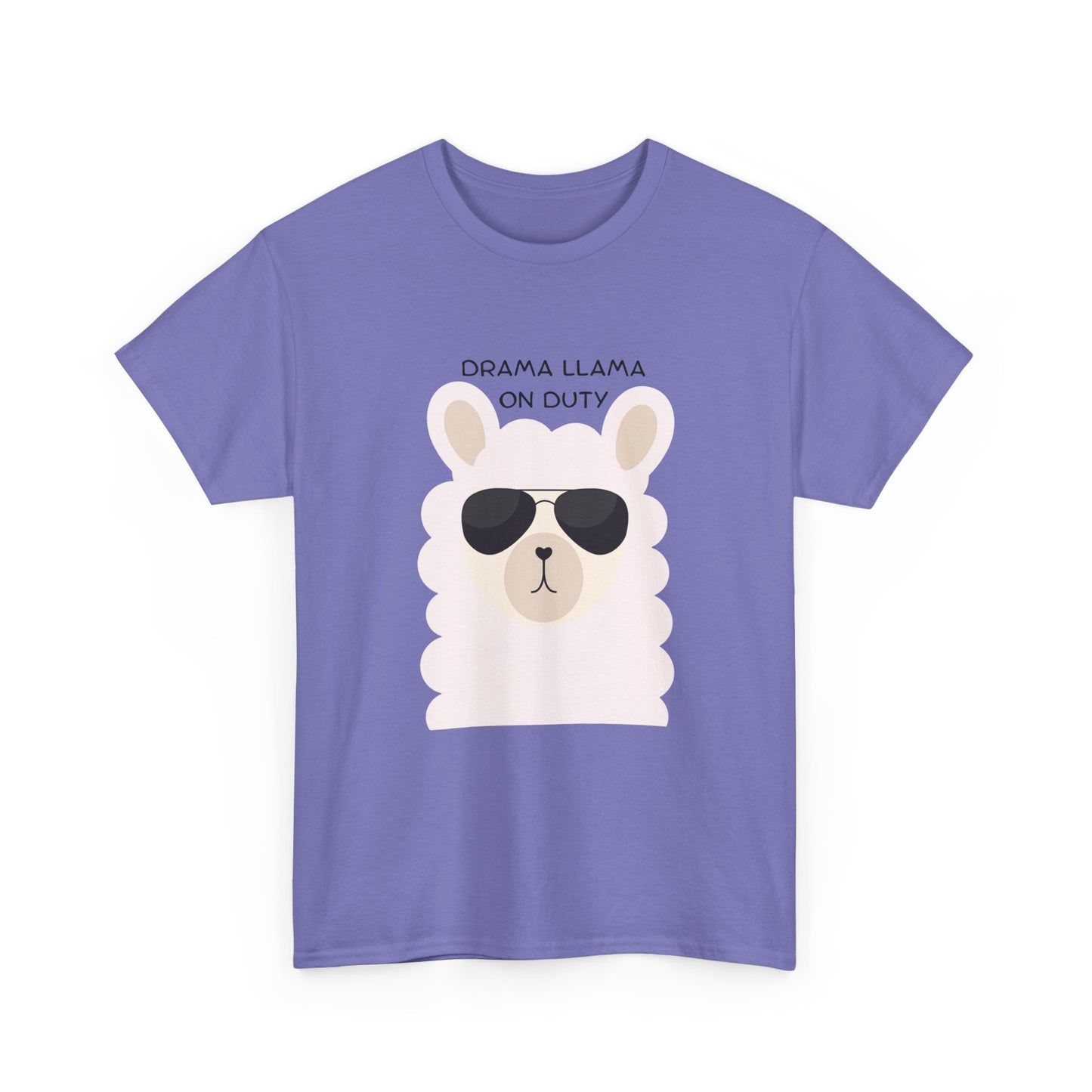 Cute Drama Llama Tee, Fun Graphic Tee, Casual Wear, Gift for Animal Lovers, Llama Lover Shirt, Fashion