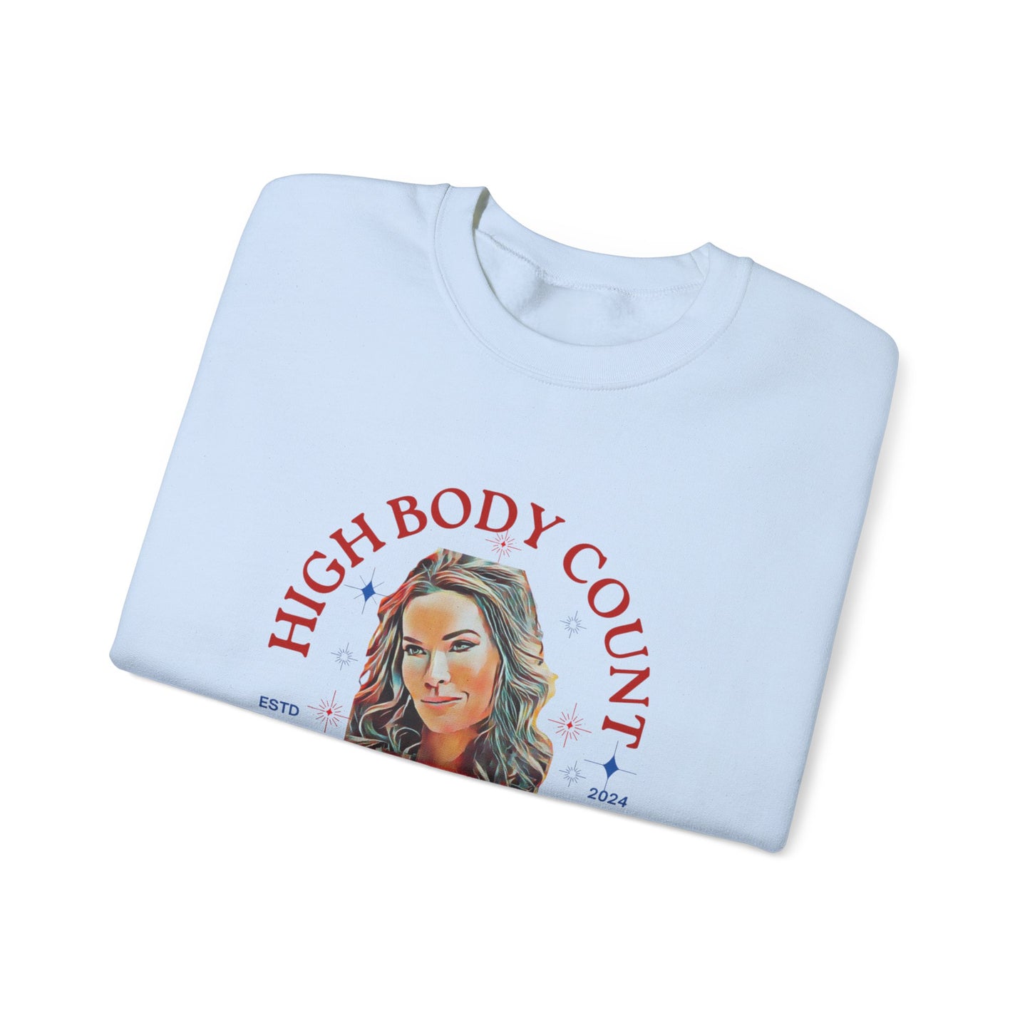High Body Count Hair Sweatshirt, Funny Sweatshirt, RHOSLC Salt Lake City Angie, Trendy Apparel, Casual Wear, Crewneck Sweatshirt