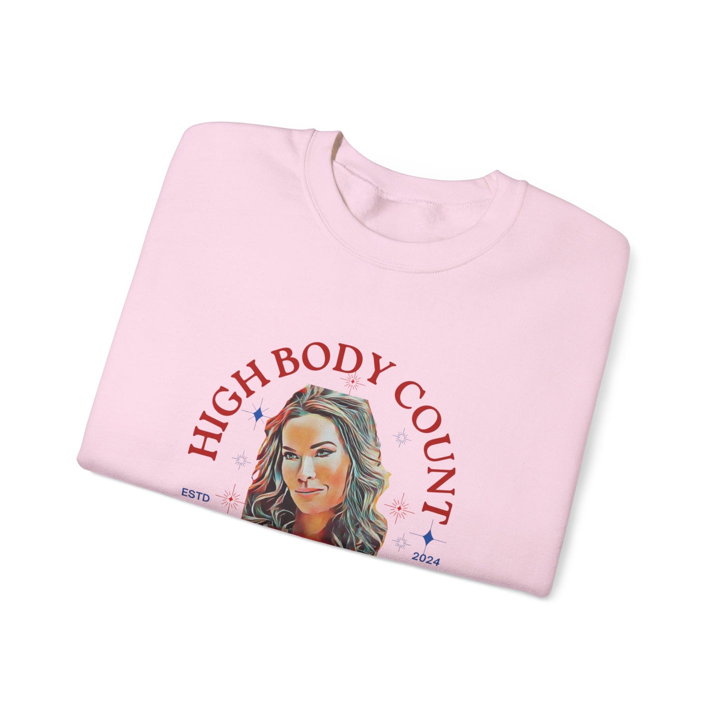 High Body Count Hair Sweatshirt, Funny Sweatshirt, RHOSLC Salt Lake City Angie, Trendy Apparel, Casual Wear, Crewneck Sweatshirt