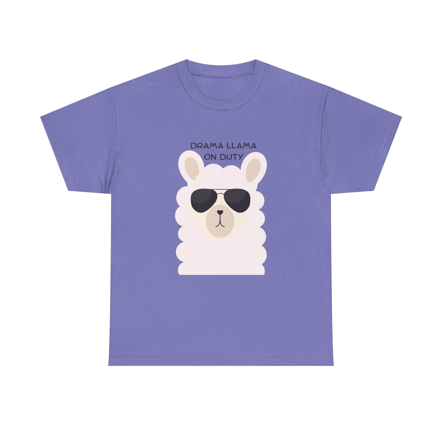 Cute Drama Llama Tee, Fun Graphic Tee, Casual Wear, Gift for Animal Lovers, Llama Lover Shirt, Fashion
