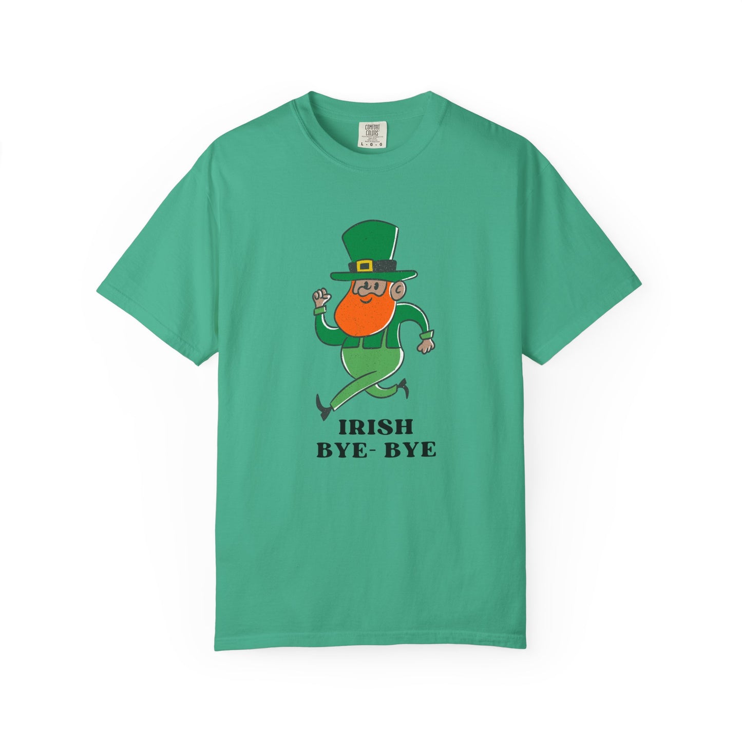 Irish Bye-Bye Leprechaun T-shirt for St. Patrick's Day, Funny Graphic Tee for Casual Wear, Unisex Irish T-Shirt, Gift for Celebrations,