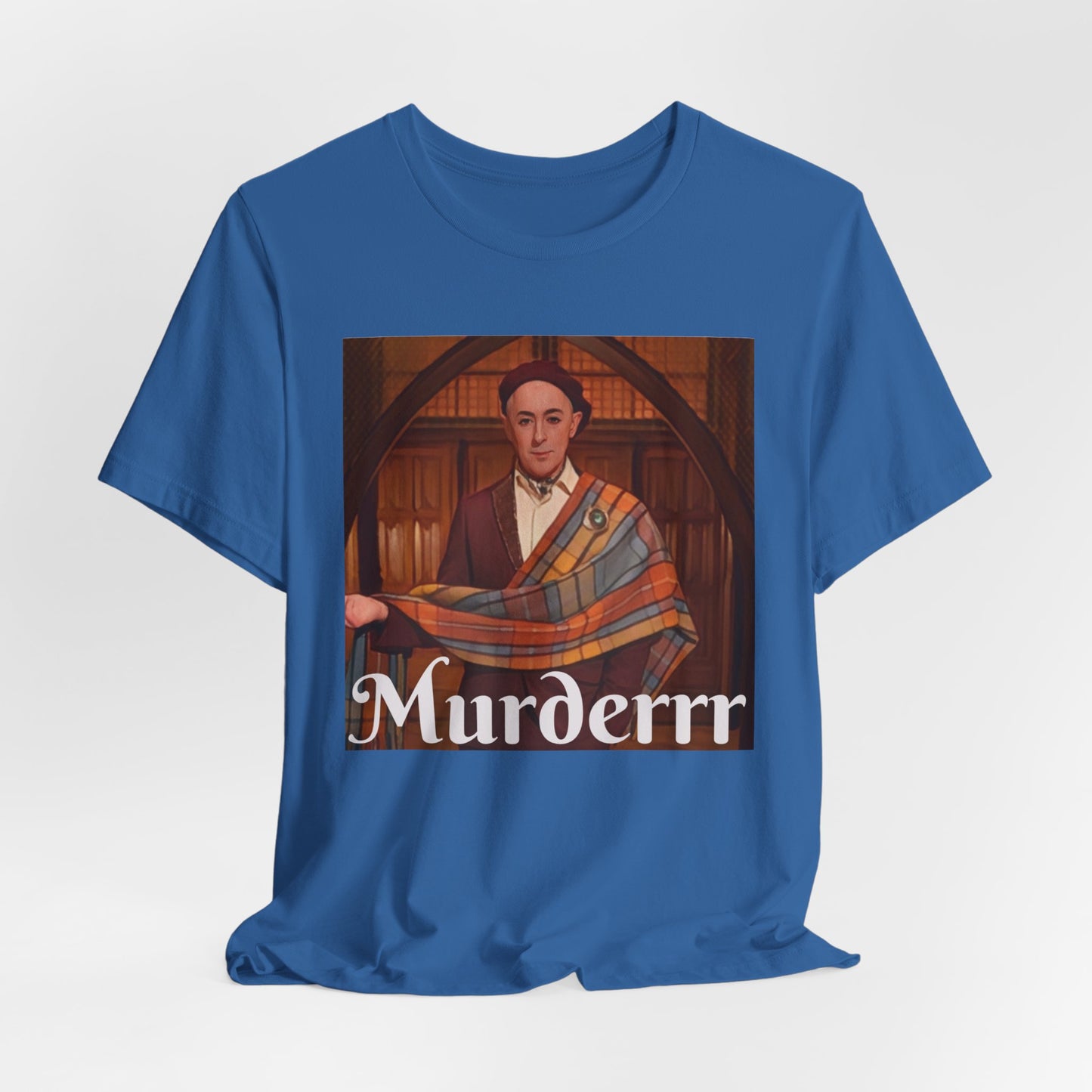 Traitors Unisex Jersey T-Shirt, Peacock TV Show Alan Cumming Murder Tee, Alan Cumming Fan Gift, TV Show Tee, Short Sleeve Shirt