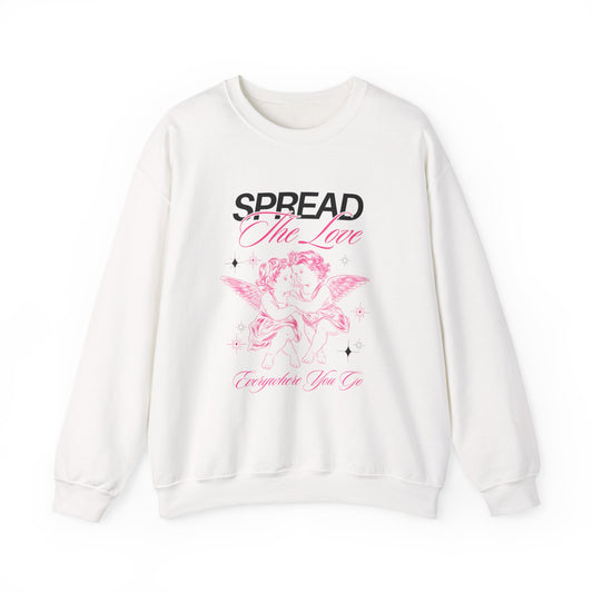Valentines Day Sweatshirt, Cupid - Crewneck, Love Heart Graphic, Be Mine Pullover, Galentine's Gift, Valentine's Outfit