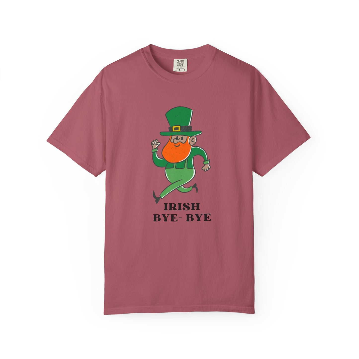 Irish Bye-Bye Leprechaun T-shirt for St. Patrick's Day, Funny Graphic Tee for Casual Wear, Unisex Irish T-Shirt, Gift for Celebrations,