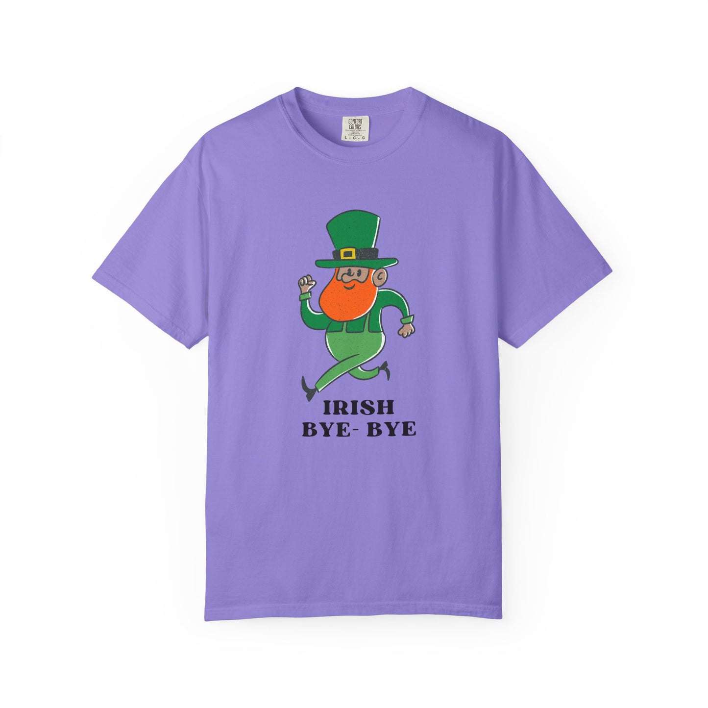 Irish Bye-Bye Leprechaun T-shirt for St. Patrick's Day, Funny Graphic Tee for Casual Wear, Unisex Irish T-Shirt, Gift for Celebrations,