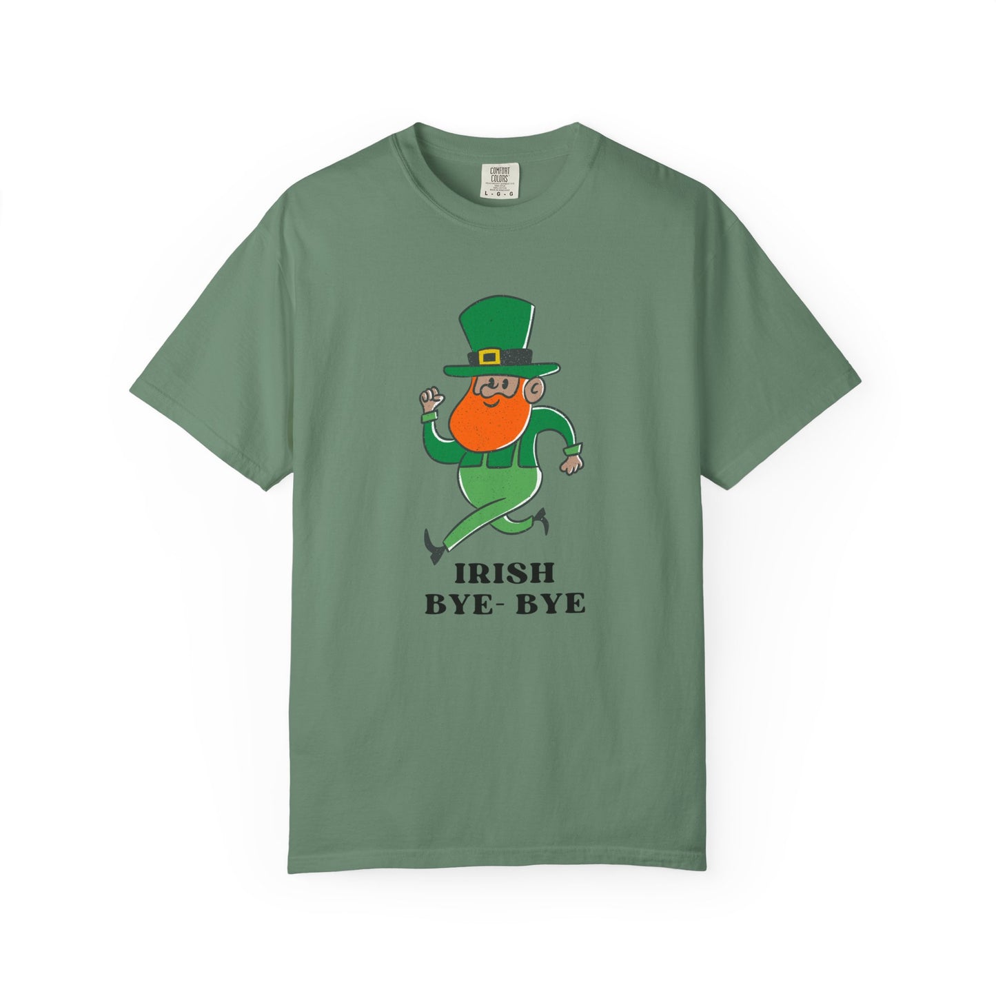 Irish Bye-Bye Leprechaun T-shirt for St. Patrick's Day, Funny Graphic Tee for Casual Wear, Unisex Irish T-Shirt, Gift for Celebrations,