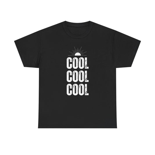 Cool Cool Cool Cotton Tee, Trendy Graphic T-Shirt, Hipster Shirt, Unique Cool Tee, Stylish Unisex Tee, Gift for Trendsetters