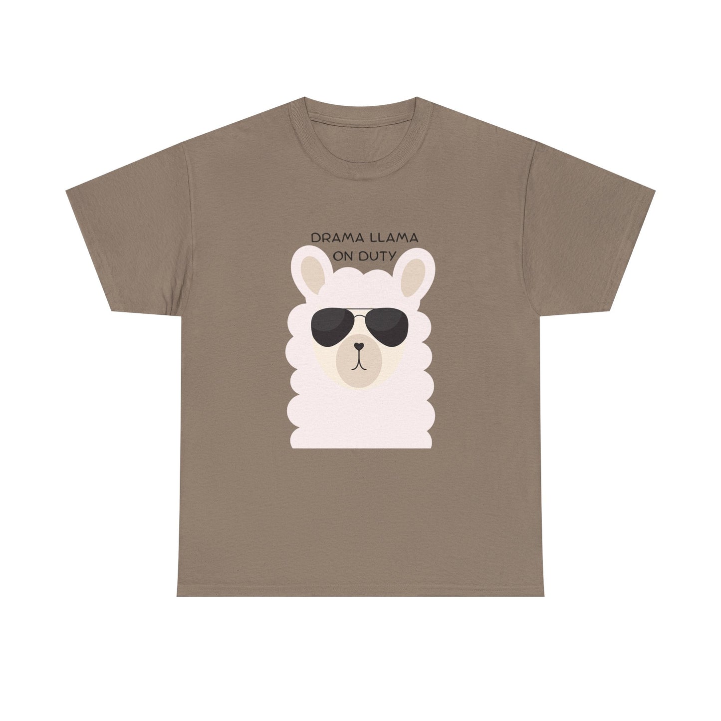 Cute Drama Llama Tee, Fun Graphic Tee, Casual Wear, Gift for Animal Lovers, Llama Lover Shirt, Fashion