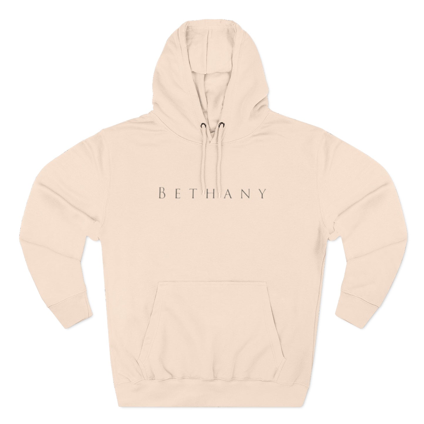 Bethany Beach Hoodie - Three-Panel Fleece Hoodie, Bethany Beach, Delaware, Cozy Beachwear, Coastal Vibes Hooded Sweatshirt, Beach Lover