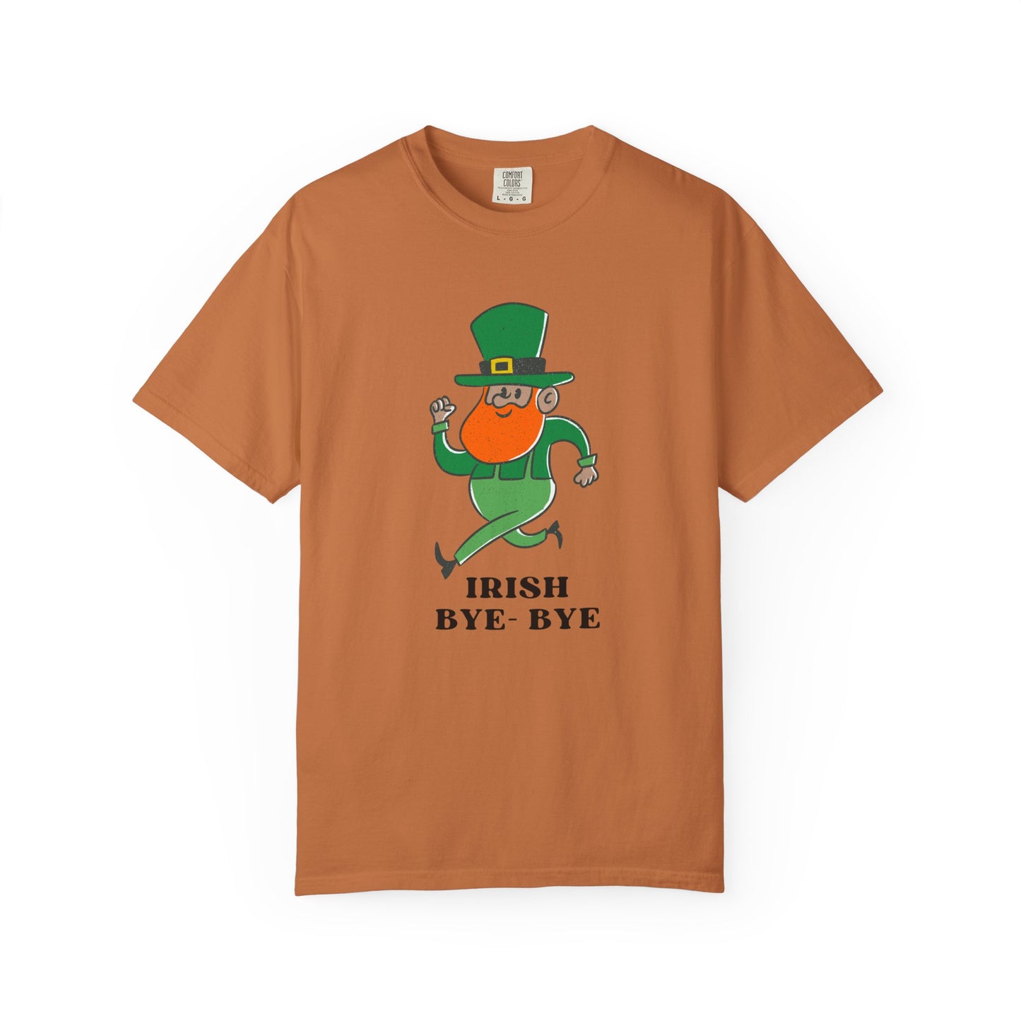 Irish Bye-Bye Leprechaun T-shirt for St. Patrick's Day, Funny Graphic Tee for Casual Wear, Unisex Irish T-Shirt, Gift for Celebrations,