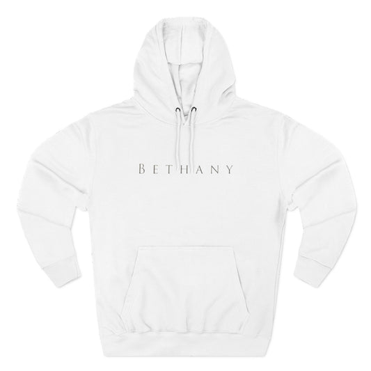 Bethany Beach Hoodie - Three-Panel Fleece Hoodie, Bethany Beach, Delaware, Cozy Beachwear, Coastal Vibes Hooded Sweatshirt, Beach Lover