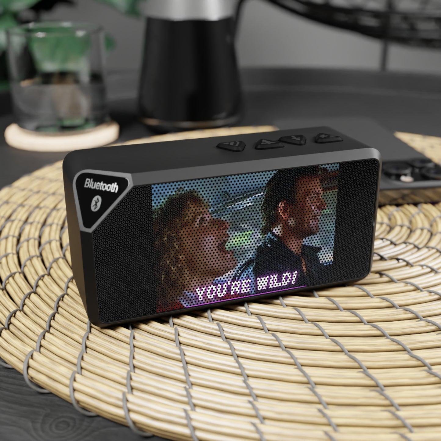 Retro-Inspired Bluetooth Speaker, Dirty Dancing YOU'RE WILD Portable Speaker, 80's Party Speaker, Patrick Swayze Jennifer Gray Speaker