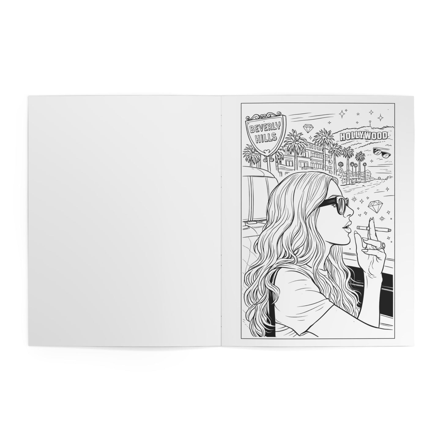 Bravo Babe Coloring Book | Housewives Gift | Funny Adult Coloring Book | Reality TV Gift | Girls Night Activity