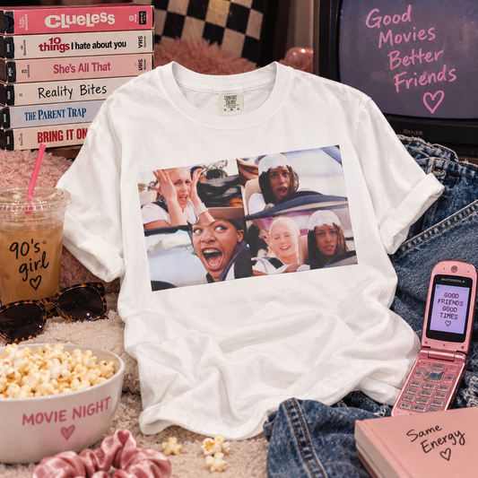 Clueless Movie Current Mood Tee | Graphic T-shirt, Alicia Silverstone Pop Culture Gift, As If 90s Cult Classic Shirt