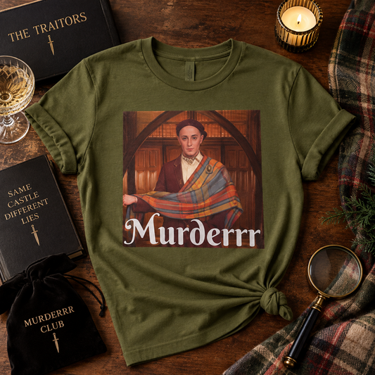 Traitors Unisex Jersey T-Shirt, Peacock TV Show Alan Cumming Murder Tee, Alan Cumming Fan Gift, TV Show Tee, Short Sleeve Shirt