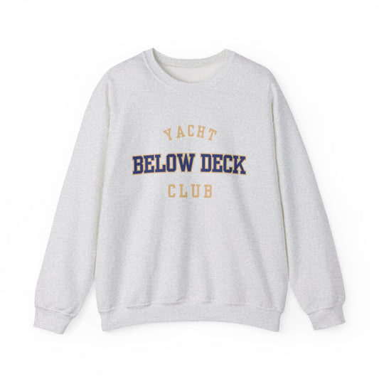 BRAVO Below Deck Yacht ClubNautical Sweatshirt, Cozy Maritime Apparel, Captain Crewneck, Summer Getaway Outfit, Casual Reality TV Lover Gift