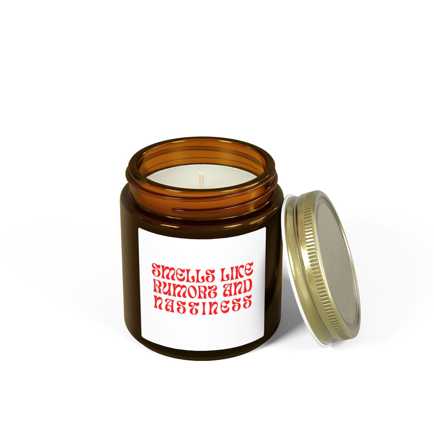Scented Candle - Smells Like Rumors and Nastiness, Meredith Marks RHOSLC, Salt Lake City, Bravo TV Lover Gift, Coconut, Salt Lake City Decor