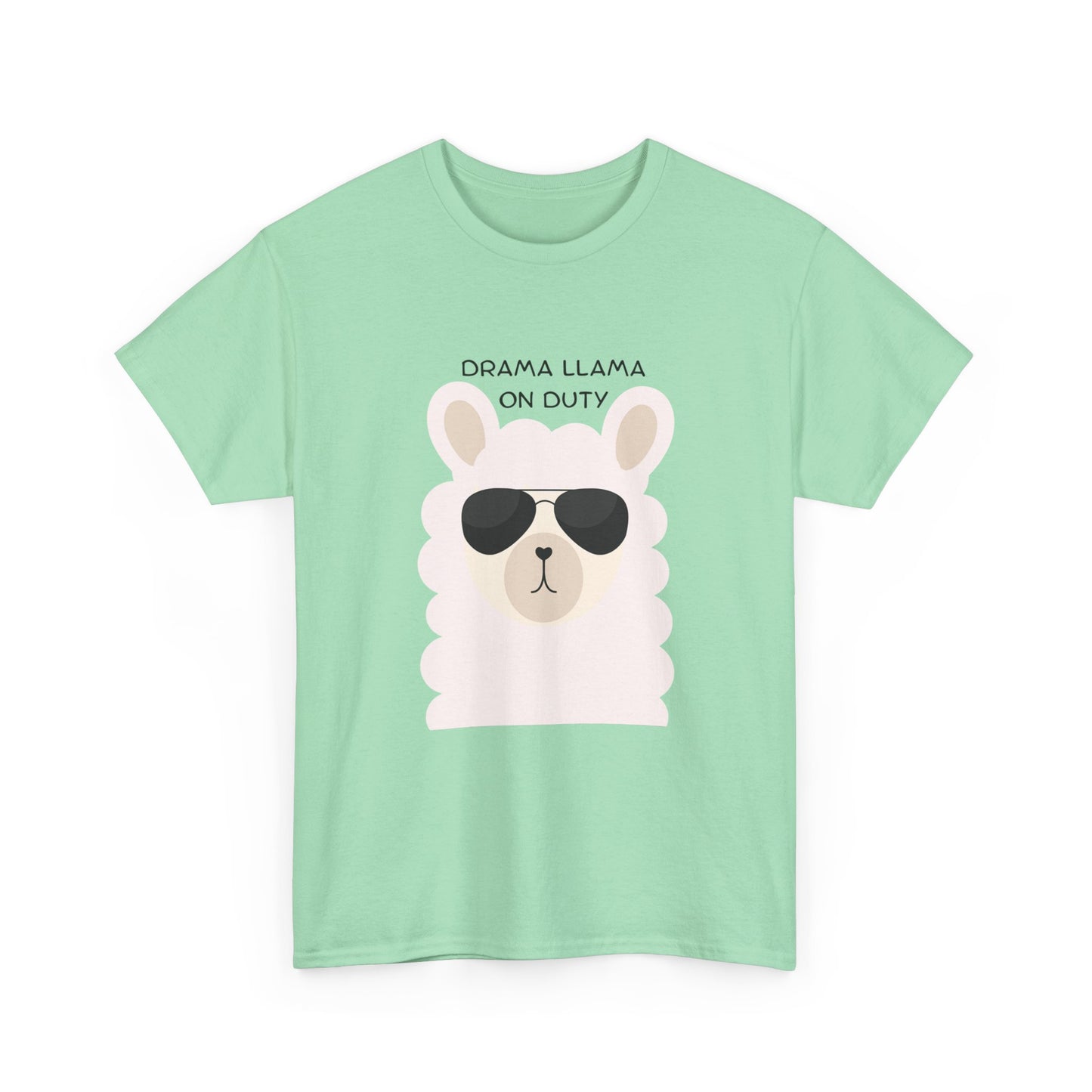Cute Drama Llama Tee, Fun Graphic Tee, Casual Wear, Gift for Animal Lovers, Llama Lover Shirt, Fashion