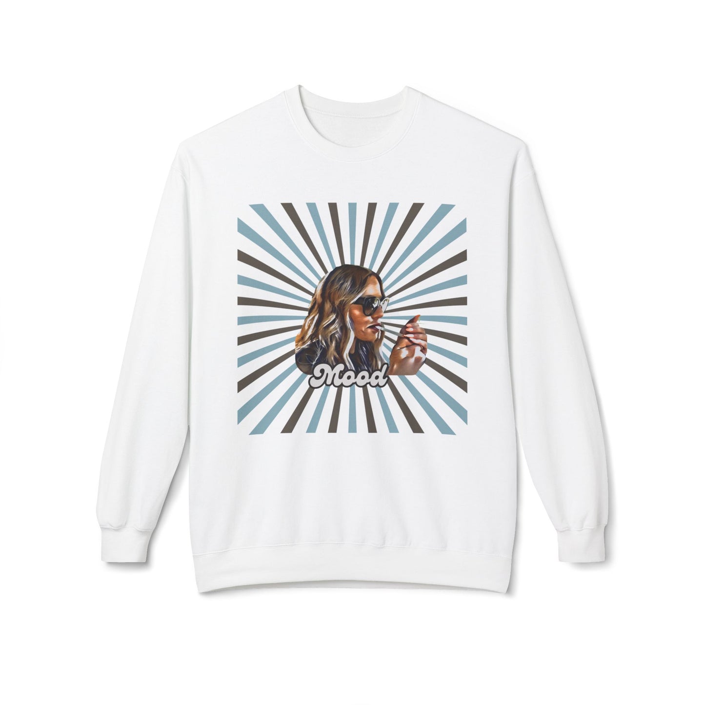 RHOBH Dorit Smoking Cig Sweatshirt - Housewives Merch, Funny, Crewneck Jumper, Midweight Softstyle Fleece, Current Mood