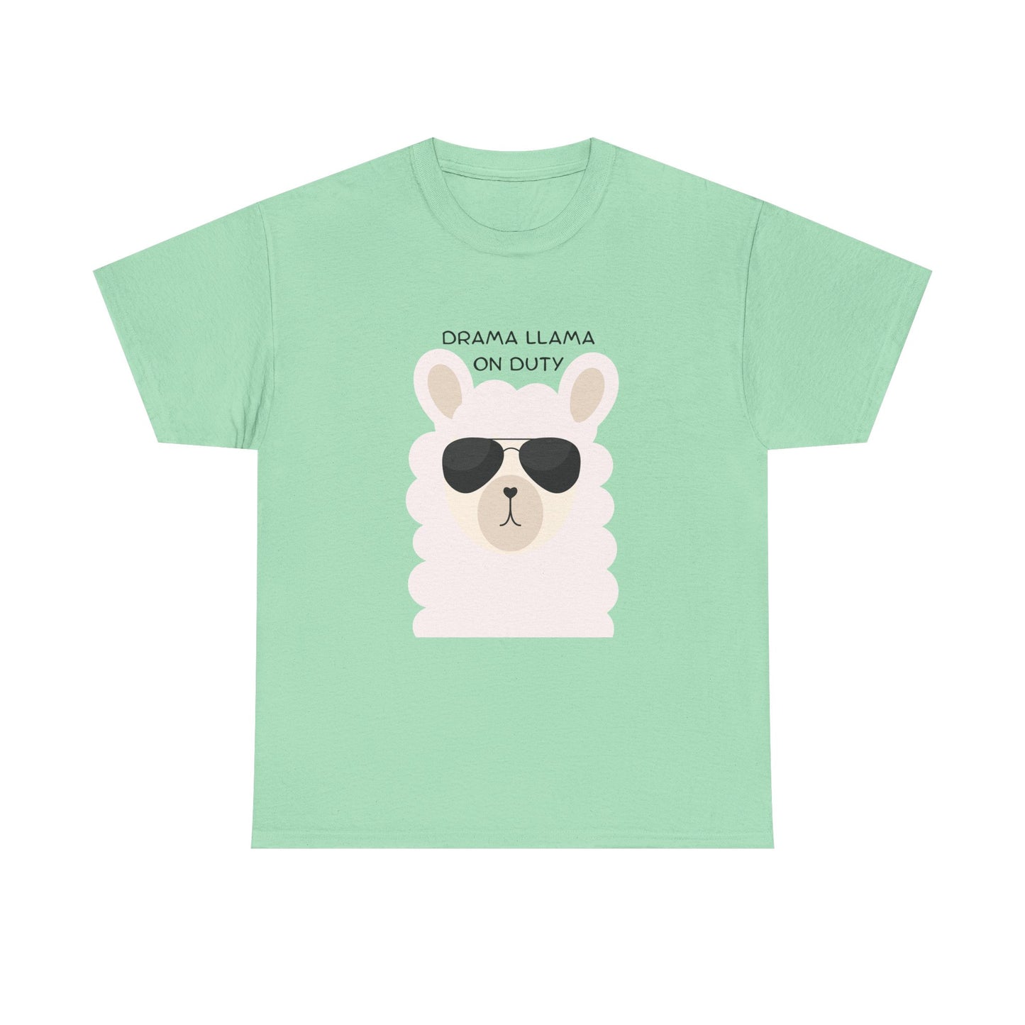 Cute Drama Llama Tee, Fun Graphic Tee, Casual Wear, Gift for Animal Lovers, Llama Lover Shirt, Fashion