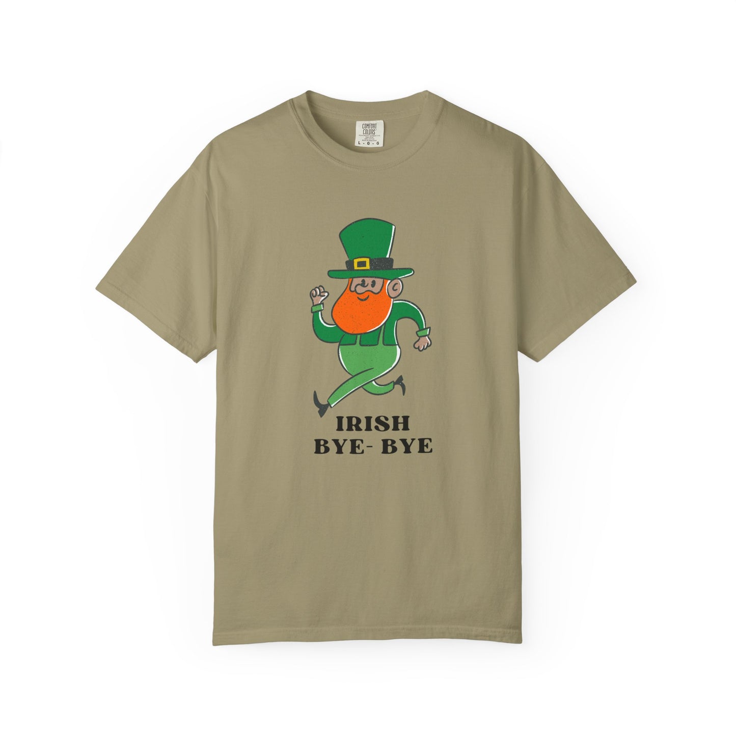 Irish Bye-Bye Leprechaun T-shirt for St. Patrick's Day, Funny Graphic Tee for Casual Wear, Unisex Irish T-Shirt, Gift for Celebrations,