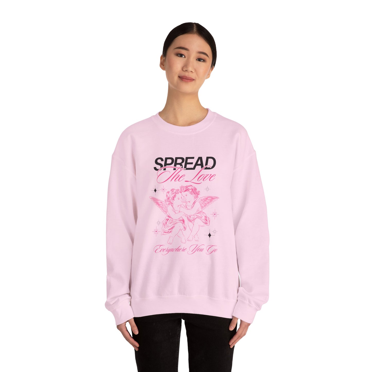 Valentines Day Sweatshirt, Cupid - Crewneck, Love Heart Graphic, Be Mine Pullover, Galentine's Gift, Valentine's Outfit