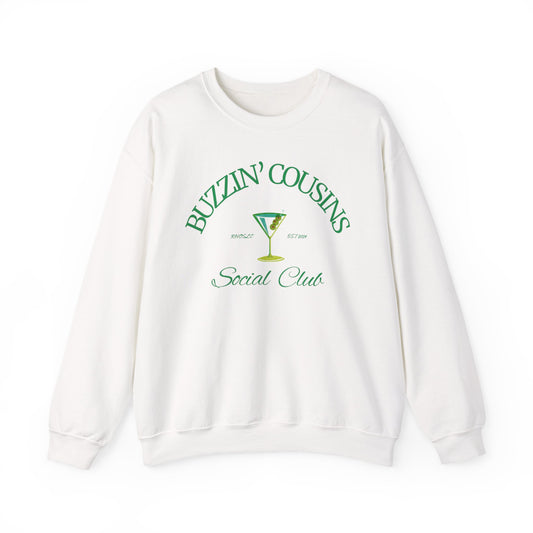 Buzzin' Cousins Social Club Sweatshirt, Real Housewives RHOSLC Quote, Unisex Crewneck Pullover, Bravo Fan Gift, Heather Gay, Whitney